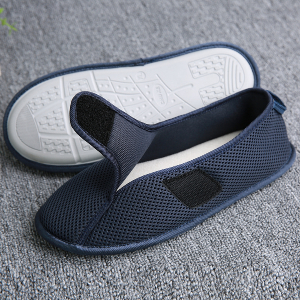 Mới Giày Vải Cổ Thấp Siêu Nhẹ Thoải Mái Chống Mòn Cho Người Lớn Tuổi