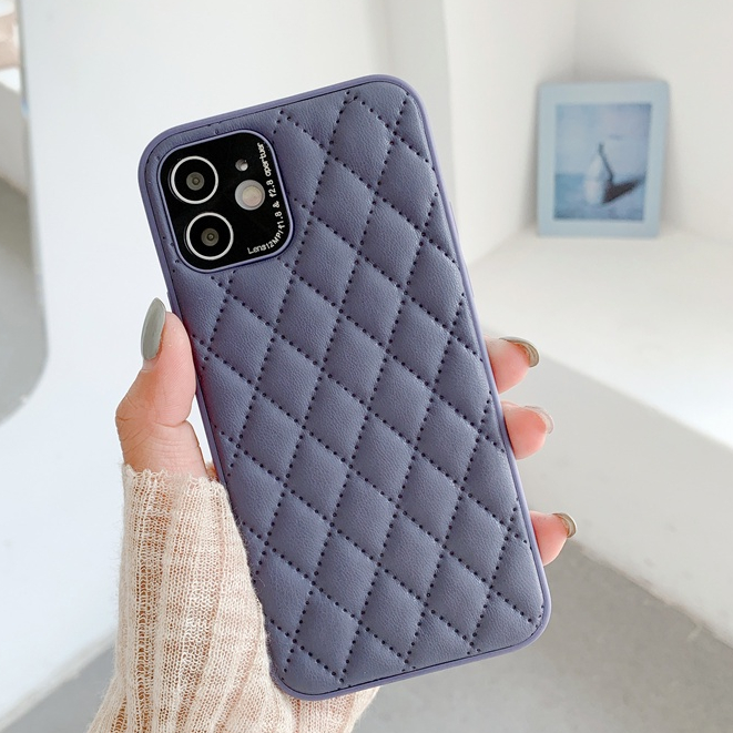 Luxury leather case suitable for iPhone 11 12 13 14 15 PRO MAX fashionable soft leather shock resistant rear cover