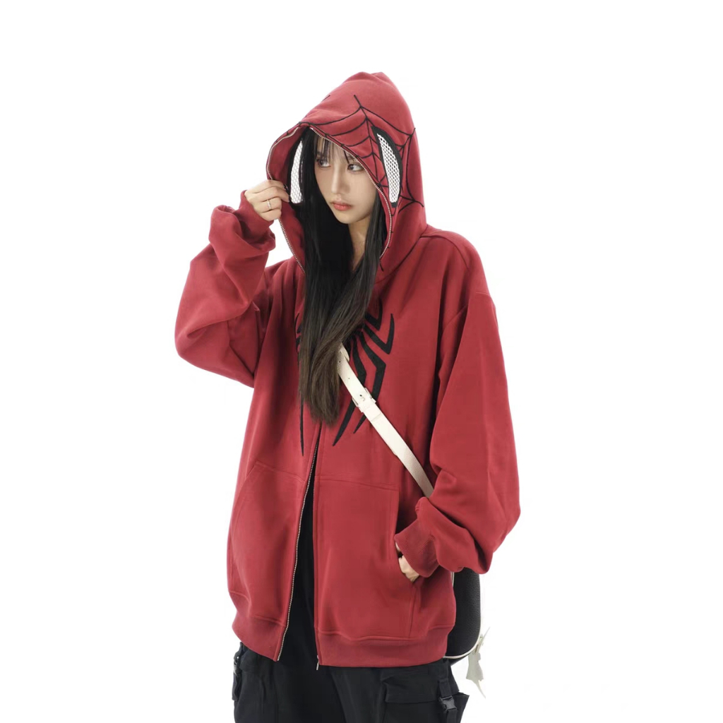 VanessaLab Áo Khoác hoodie áo khoác nữ zip hoodie cổ xưa trendy Độc đáo chic WWY2391GX1 38Z230919