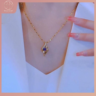  Vòng cổ Bằng Thép Không Gỉ Mặt Trái Tim Đính Đá Pha Lê Thời Trang Cho Nữ 