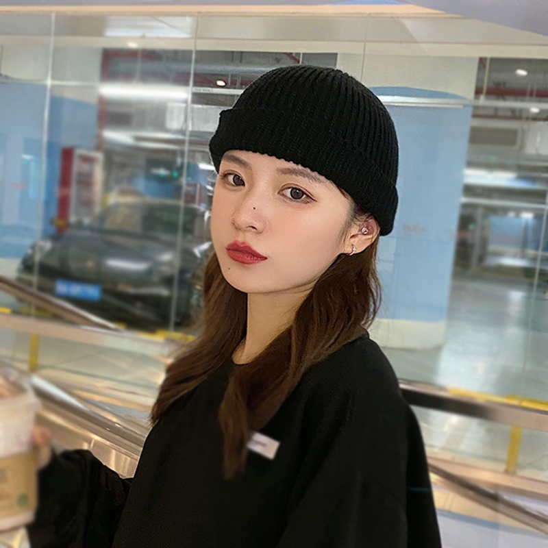 Mũ Len Màu Sắc Đơn Giản Giữ Ấm Tốt Cho Mùa Đông