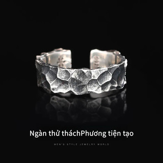 Nhẫn Đính Đá Phong Cách hip hop Thời Trang Cho Nam
