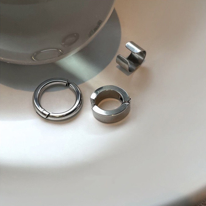 Bông tai MAYEBE LAVEND khuyên tai không cần bấm lỗ cả nam và nữ