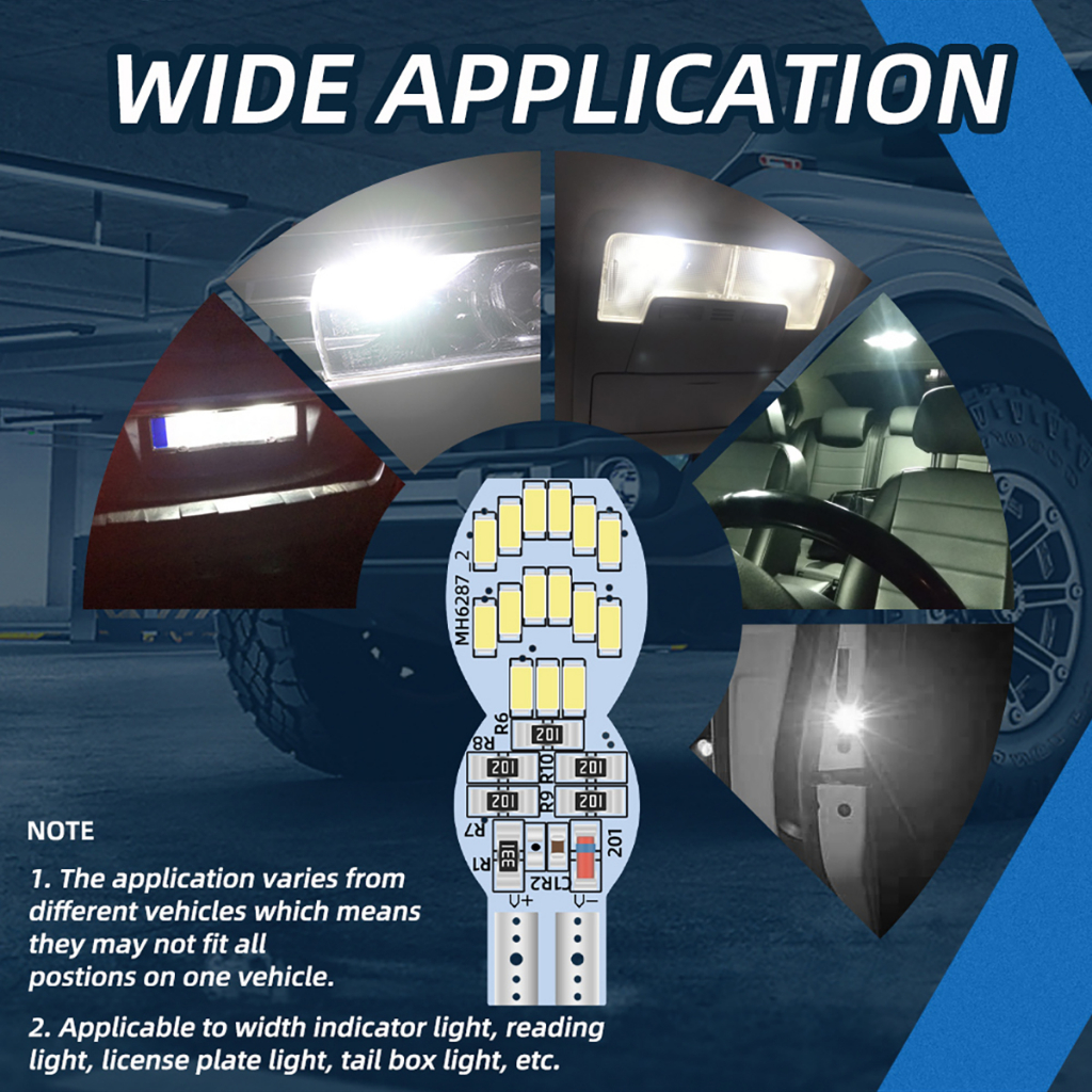 1 Đèn led Xi Nhan t10 30 Bóng t10 Chuyên Dụng Cho Xe Mô Tô