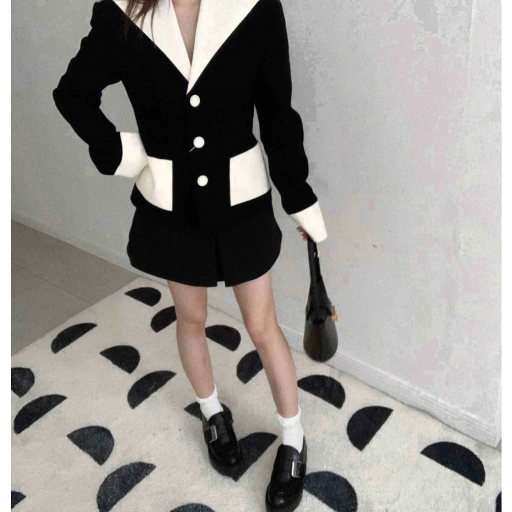 Giày Da Đế Dày Phong Cách retro Pháp Thời Trang Mùa Xuân 2023 Cho Nữ