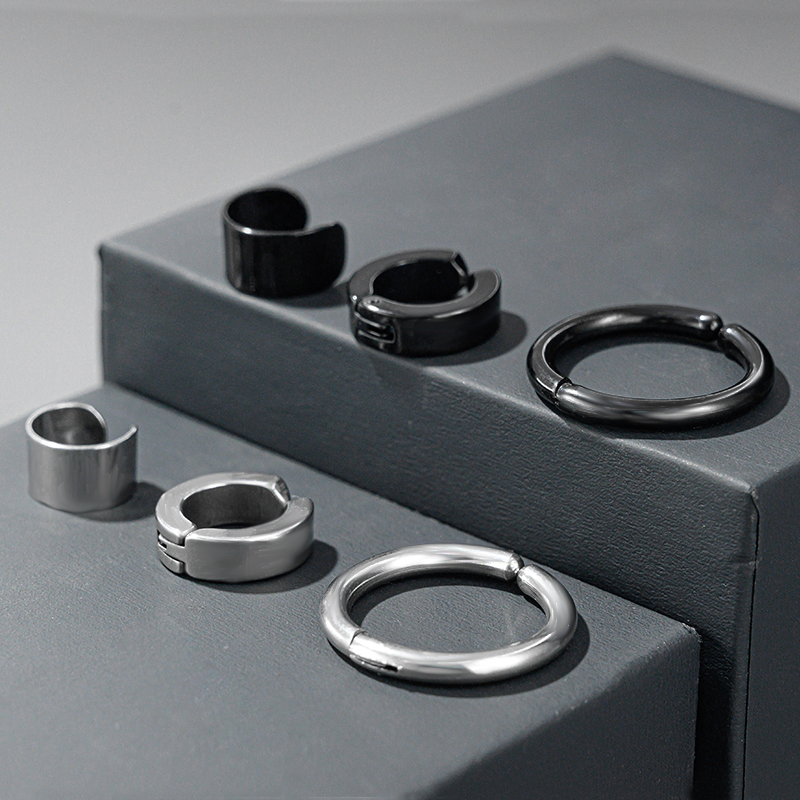 Bông tai MAYEBE LAVEND khuyên tai không cần bấm lỗ cả nam và nữ