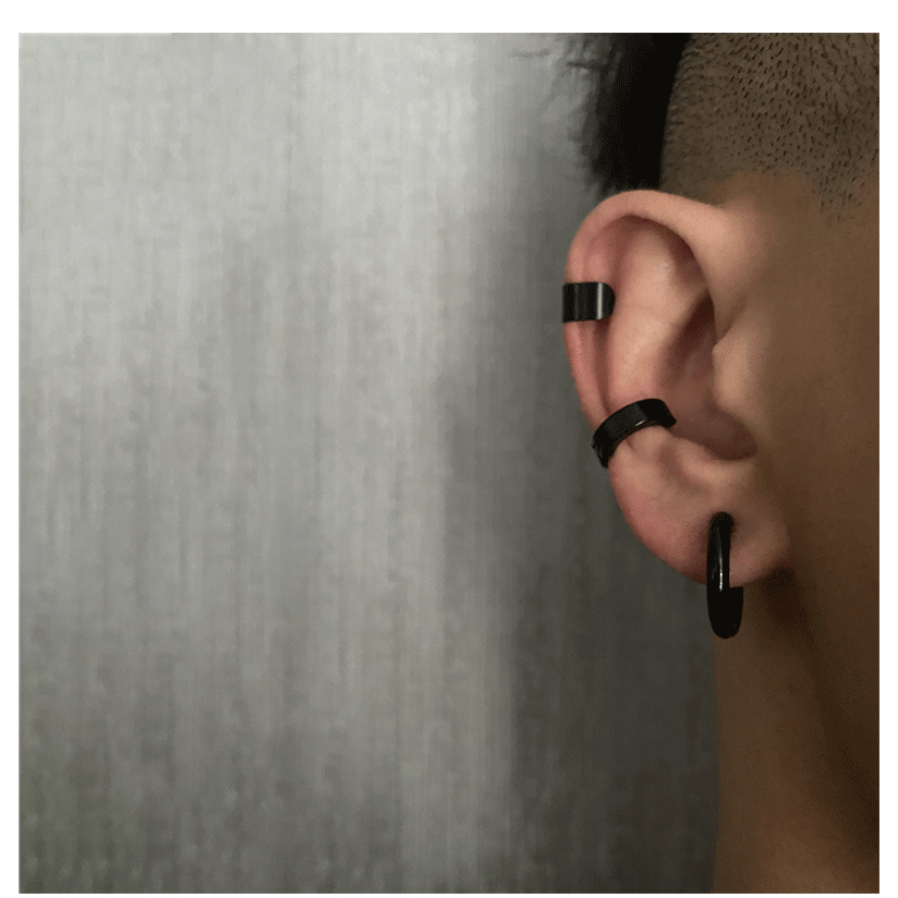 Bông tai MAYEBE LAVEND khuyên tai không cần bấm lỗ cả nam và nữ