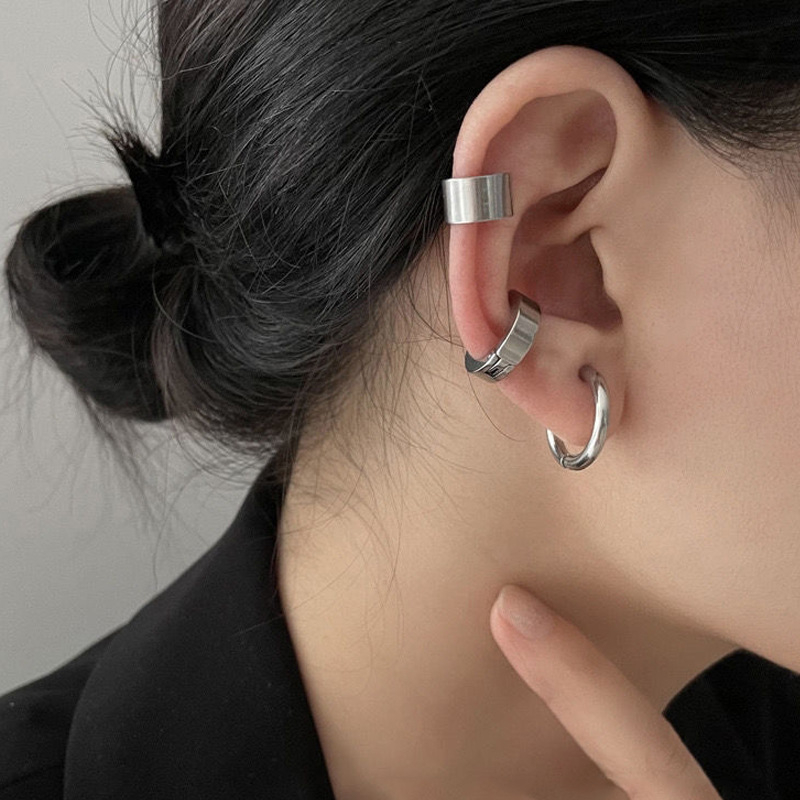 Bông tai MAYEBE LAVEND khuyên tai không cần bấm lỗ cả nam và nữ