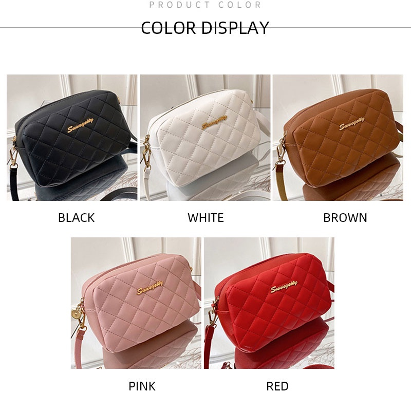 Túi Đeo Chéo Kim Cương Mới Cho Nữ