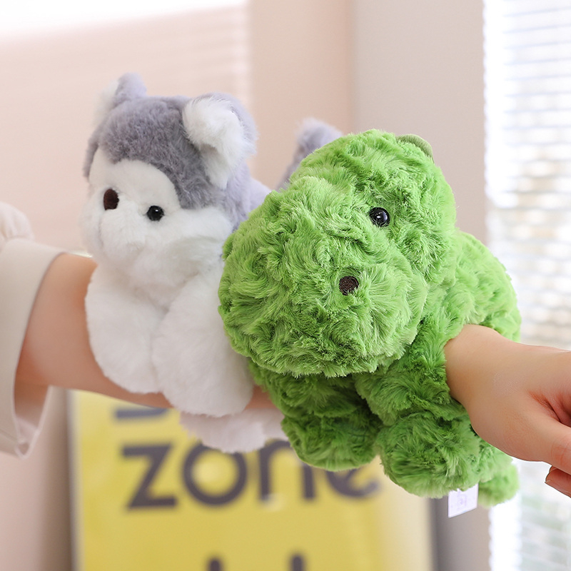 🌈Gấu Bông Vòng Tay Hoạt Hình Gấu Trúc / Thỏ / Hổ 23cm Cho Bé
