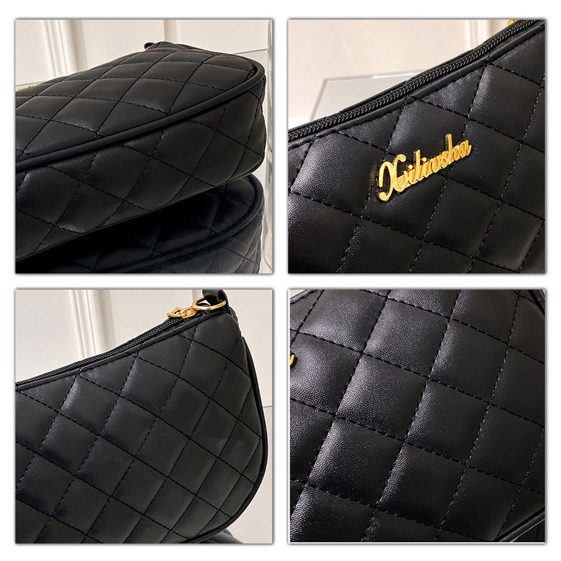 Nallcheer Túi Xách Đeo Vai Họa Tiết Thêu Phong Cách retro Hàn Quốc Cho Nữ Thời Trang