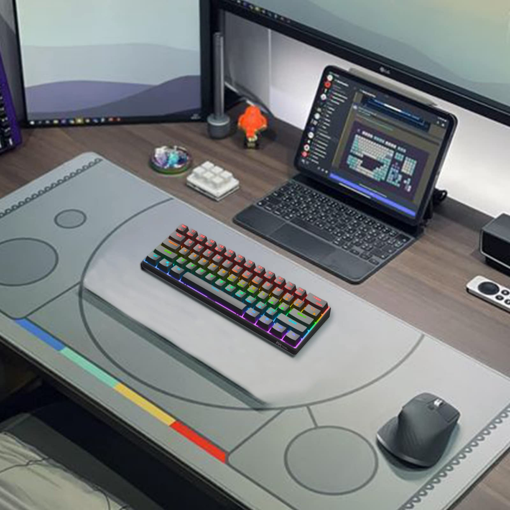 Bàn Phím Cơ royal kludge rk61 bluetooth 3.0 & usb 61 Phím rgb Có Đèn Nền