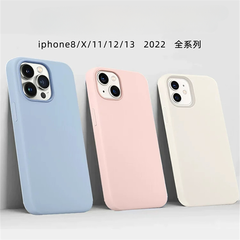 Ôp Điện Thoại Silicon Dẻo Màu Trắng caramel Đơn Giản Cho iphone 15 14 pro max 13 12 pro max 11 pro max ix xr xs max 7 8 plus se 2020 Ốp