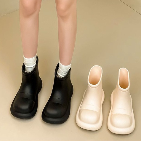 Giày Bốt Đi Mưa dopamine Đế Dày Chống Trượt Không Thấm Nước Màu Kẹo Phong Cách Mới Bán Chạy @ -