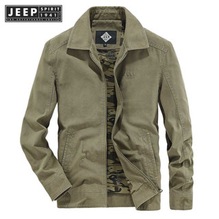 Áo khoác Jeep Spirit 1941 ESTD vải cotton thời trang giản dị cho nam