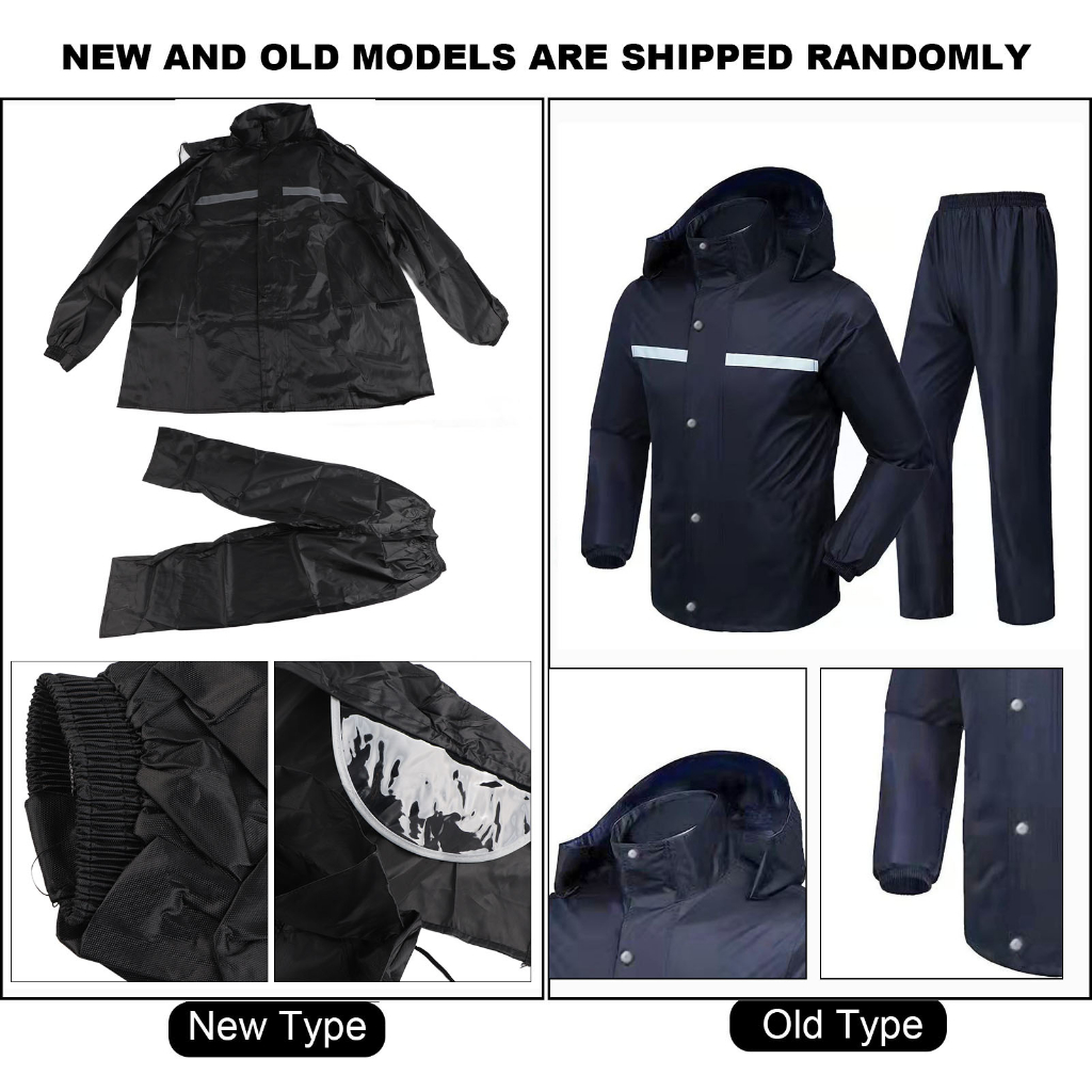 Power Helper Bộ Áo Mưa Vải Oxford Dày Xẻ Loại Chống Thấm Nước Đi Có Dải Phản Quang Cho Nam Nữ cmman12.vn