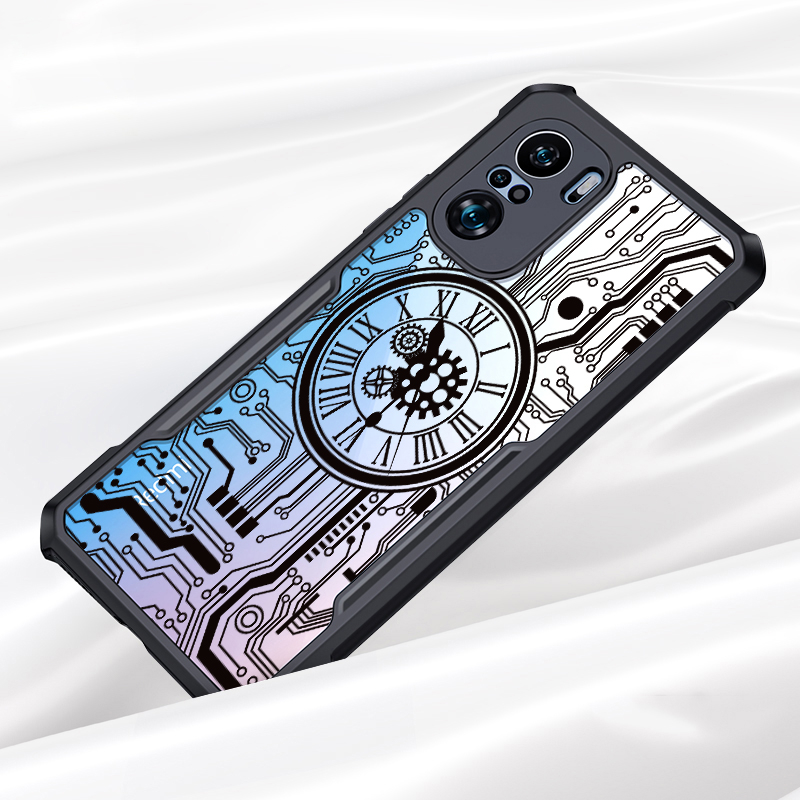 Ốp Điện Thoại Chống Sốc Họa Tiết Đồng Hồ Cơ Cho Xiaomi Redmi Note 10 Pro 4G Casing Redmi Note 11S 11 10S 9 9S 8 7 5G Max Case