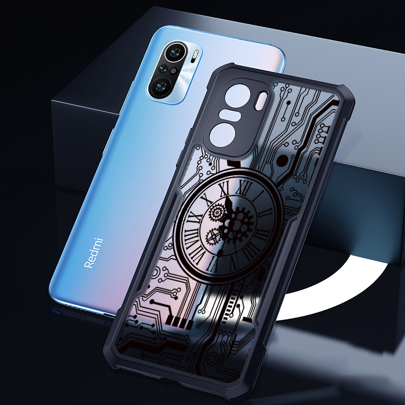 Ốp Điện Thoại Chống Sốc Họa Tiết Đồng Hồ Cơ Cho Xiaomi Redmi Note 10 Pro 4G Casing Redmi Note 11S 11 10S 9 9S 8 7 5G Max Case