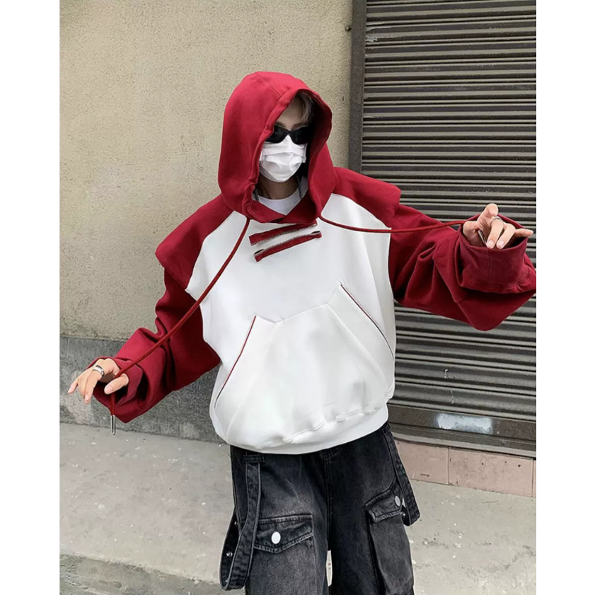 Mới Áo hoodie cotton Có Túi Lớn áo hoodie form rộng Phong Cách hip hop Mỹ Áo hoodie Nam Nữ retro áo hoodie bigsize oversize áo hoodie dày