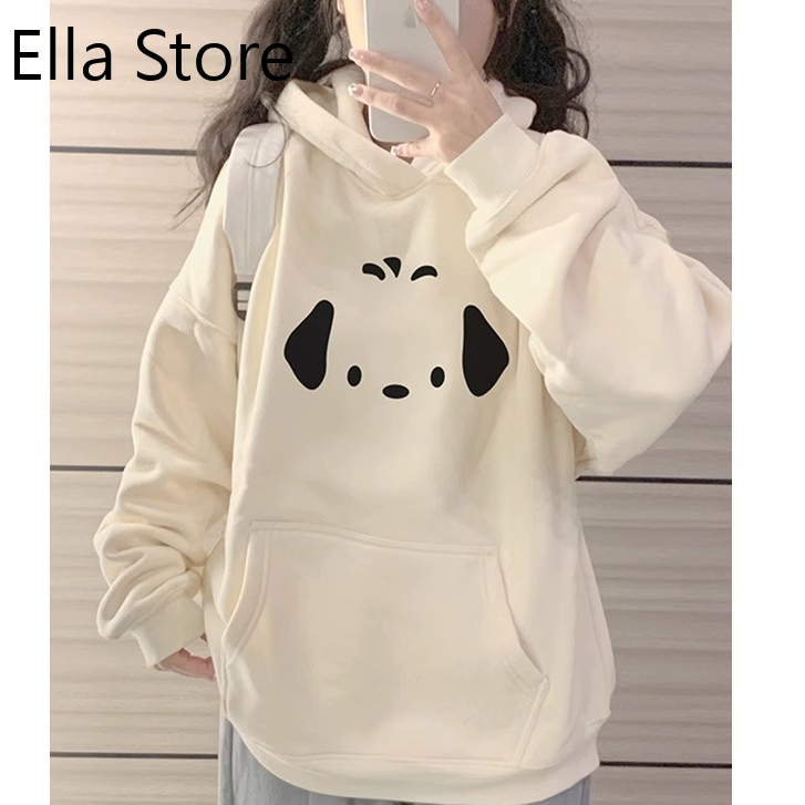 Ella Store Áo Khoác hoodie áo khoác nữ zip hoodie Thời trang Phong cách comfortable Korean WWY23909PT36Z230909