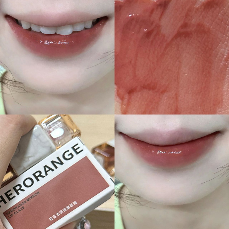Son lì Minijumie HERORANGE mềm mịn như nhung chống thấm nước chống khô môi lâu trôi