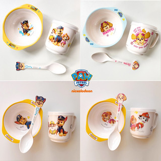 Muỗng ăn hình hoạt hình, Bát Ăn Dặm,Bộ đồ ăn cho bé hình chú chó cứu hộ Paw Patrol