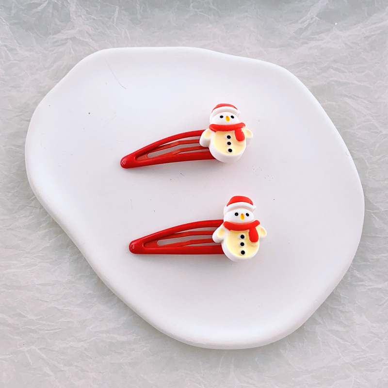 Kẹp Tóc Hình Ông Già Noel Tuần Lộc Giáng Sinh Dễ Thương Cho Bé Gái