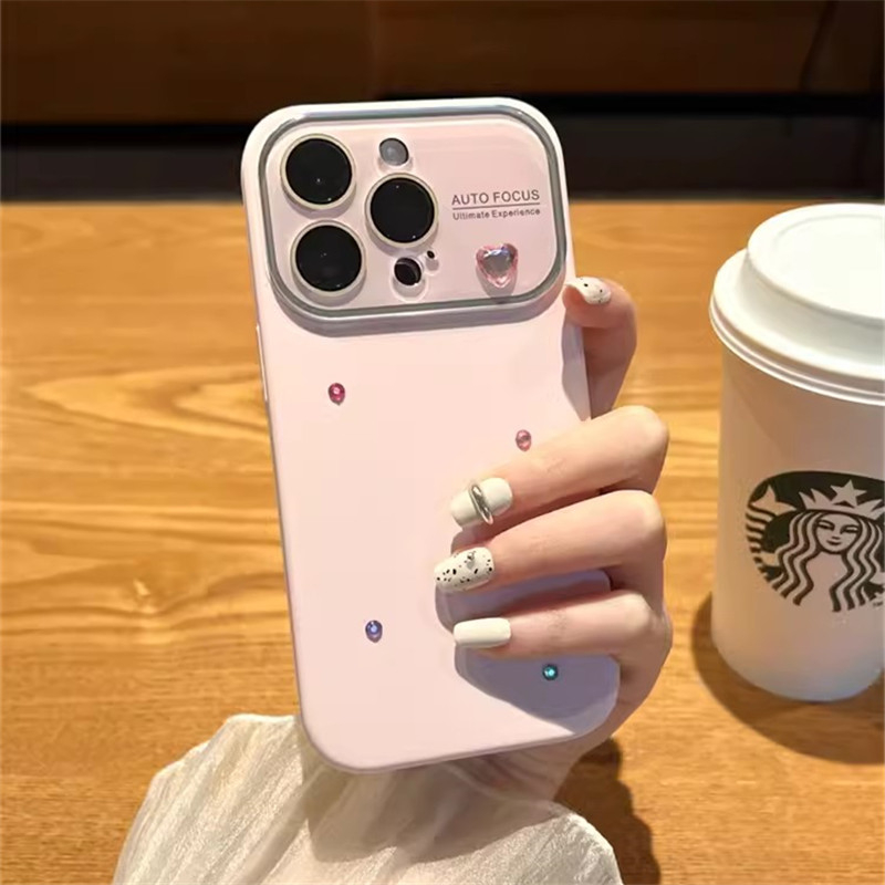 Ốp Điện Thoại Silicon Mềm Hình Trái Tim Cho iphone 15 14 pro max 13 12 11