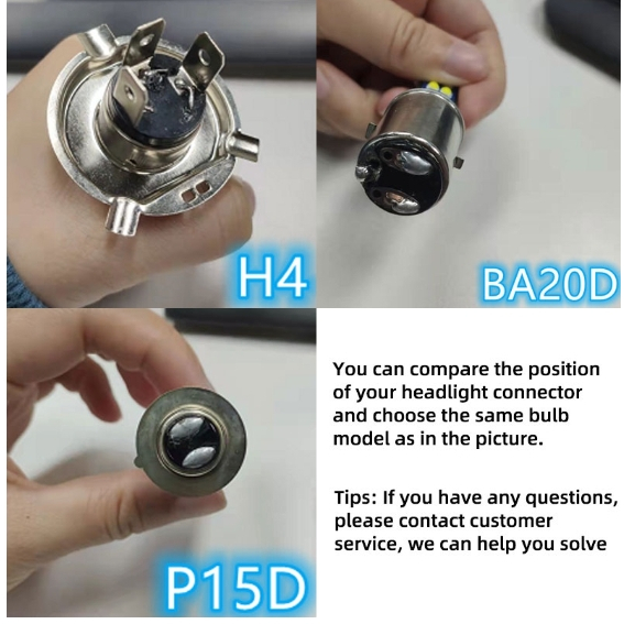 Đèn Pha Hai Màu 3030-12smd h6 / h4 Ánh Sáng Trắng / Vàng Chuyên Dụng Cho Xe Mô Tô