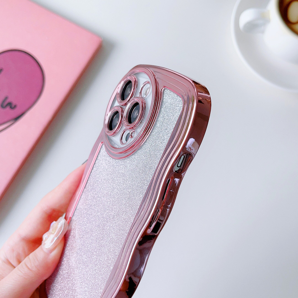 Ốp lưng Samsung A23 4G 5G A32 4G A32 5G A33 5G A50 A30S A50S A22 5G A51 Big Wave Flash Powder trường hợp điện thoại