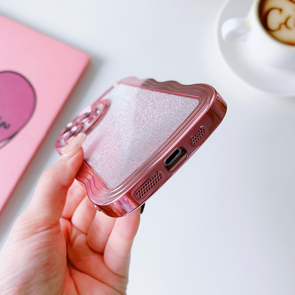 Ốp lưng Samsung A23 4G 5G A32 4G A32 5G A33 5G A50 A30S A50S A22 5G A51 Big Wave Flash Powder trường hợp điện thoại