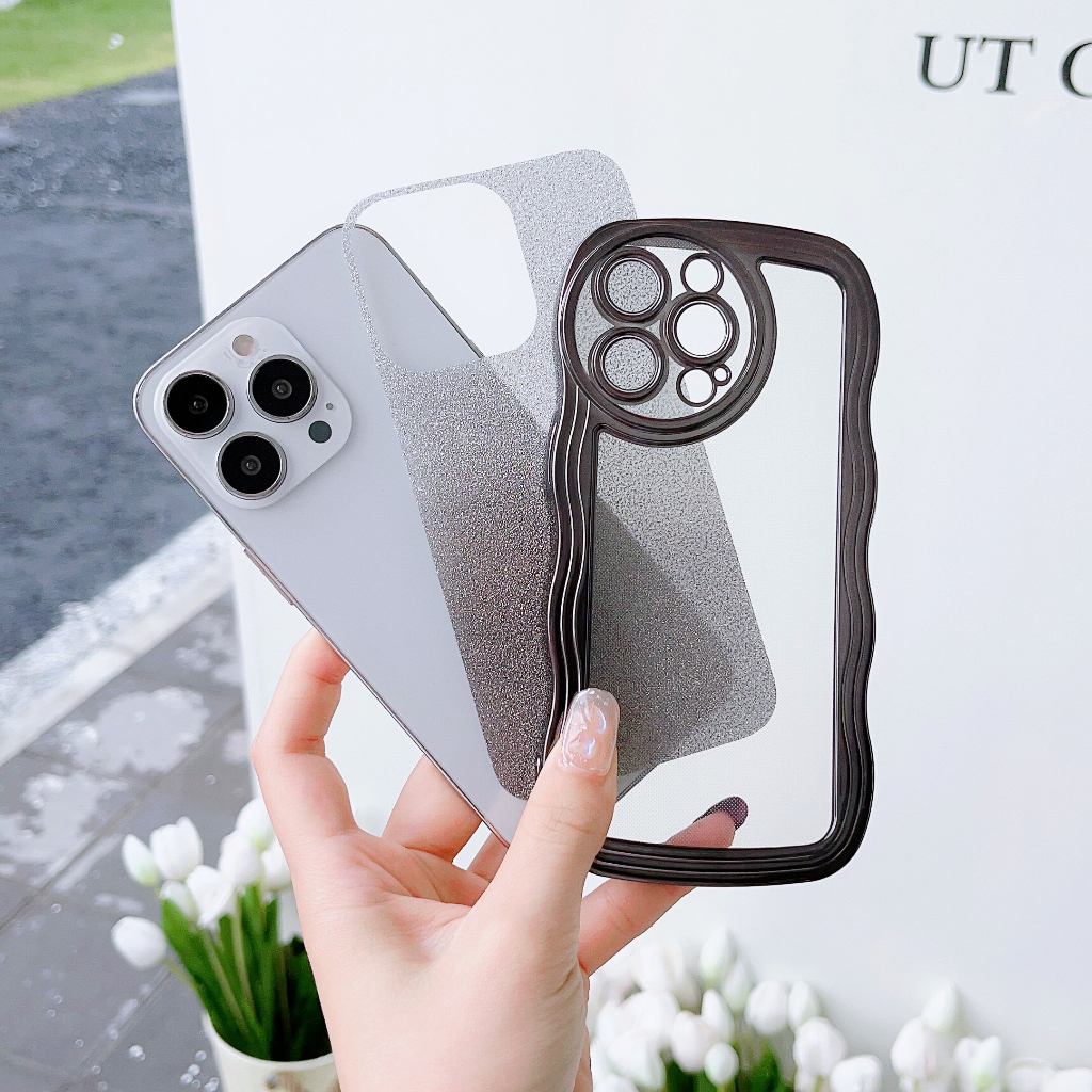 Ốp lưng Samsung A23 4G 5G A32 4G A32 5G A33 5G A50 A30S A50S A22 5G A51 Big Wave Flash Powder trường hợp điện thoại