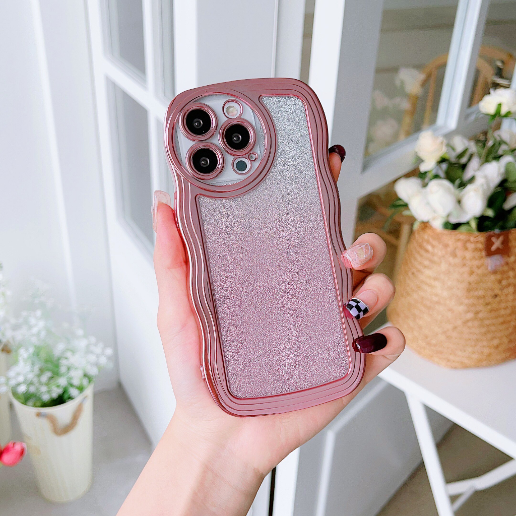 Ốp lưng Samsung A23 4G 5G A32 4G A32 5G A33 5G A50 A30S A50S A22 5G A51 Big Wave Flash Powder trường hợp điện thoại