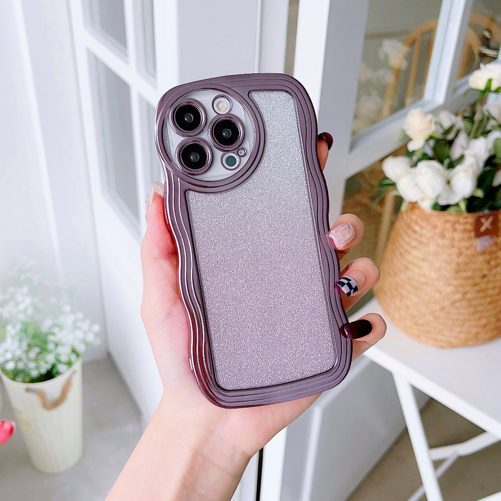 Ốp lưng Samsung A23 4G 5G A32 4G A32 5G A33 5G A50 A30S A50S A22 5G A51 Big Wave Flash Powder trường hợp điện thoại