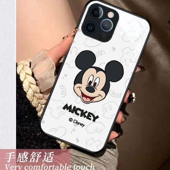 Ốp Điện Thoại Chống Va Đập In Hình Mickey Hoạt Hình Mẫu Mới Cho iPhone 13 Pro Max 14 12 Mini 11 XS XR X 8 7 Plus 6S 6 SE