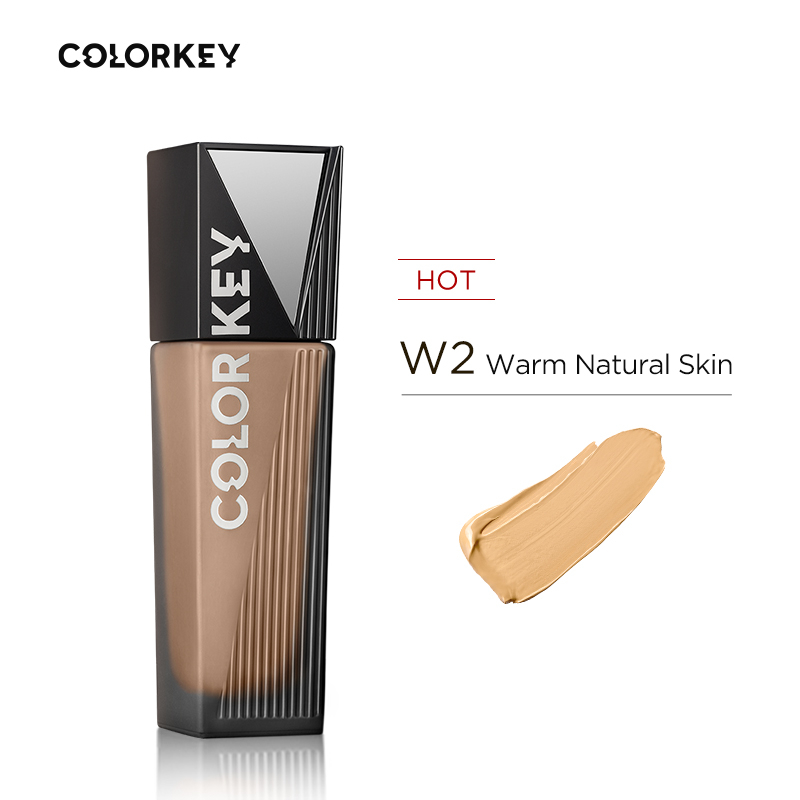 COLORKEY Combo kem nền + xịt khóa "Bản thiết kế vĩ đại ngày hè Nền bền lì ngại gì thời gian