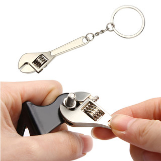 1pc móc khóa cờ lê bỏ túi mini tiện dụng