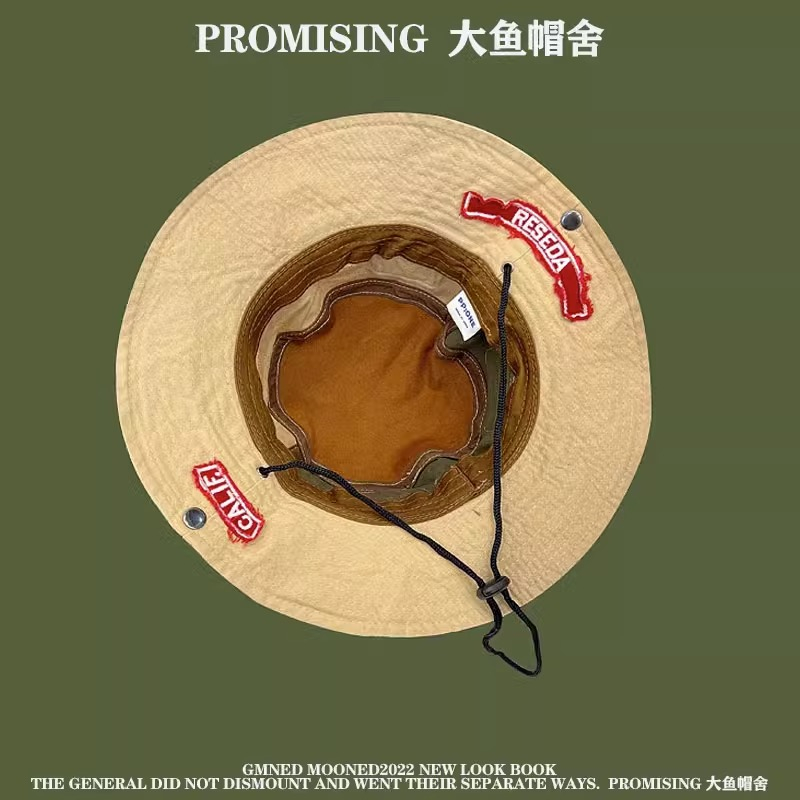 Mũ bucket Phong Cách Đường Phố retro Đường Phố Cá Tính Cho Nam Và Nữ