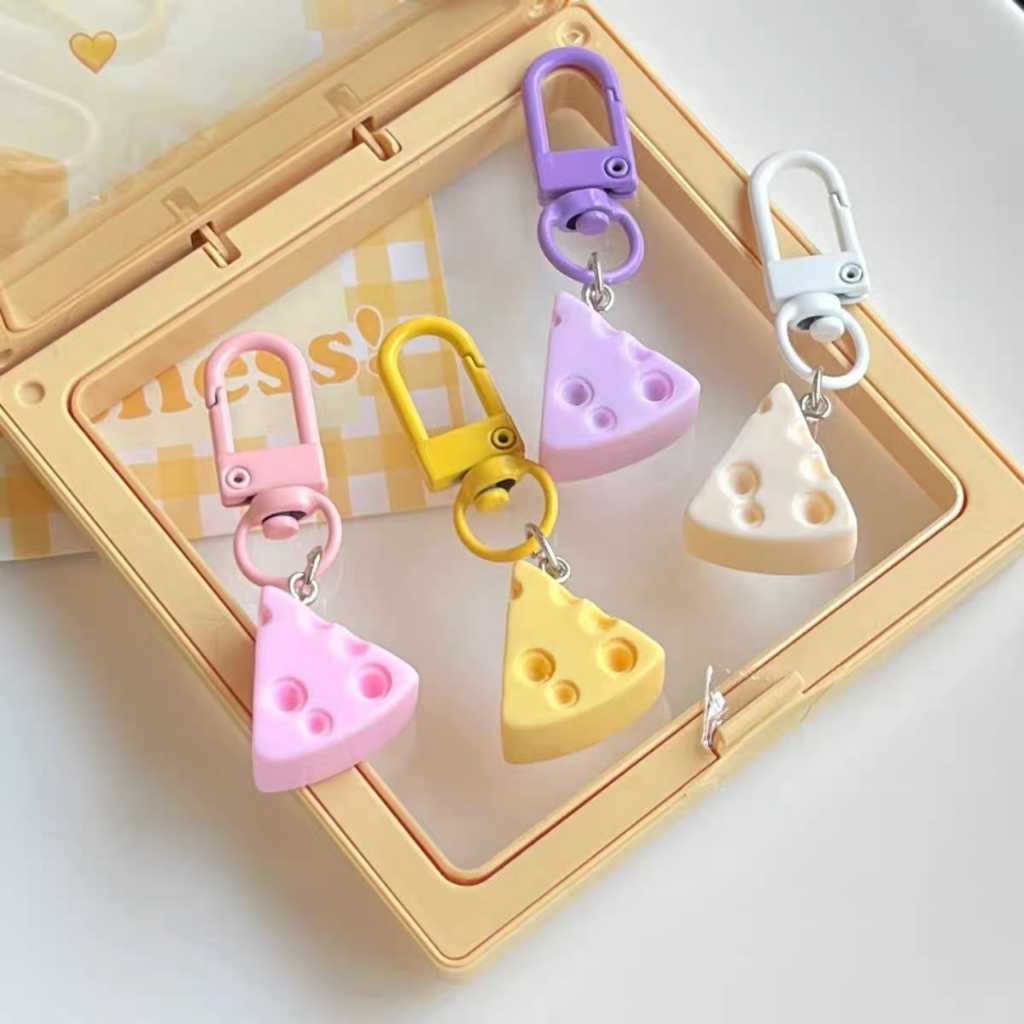 Dễ Thương Móc Khóa Phô Mai mini Đáng Yêu