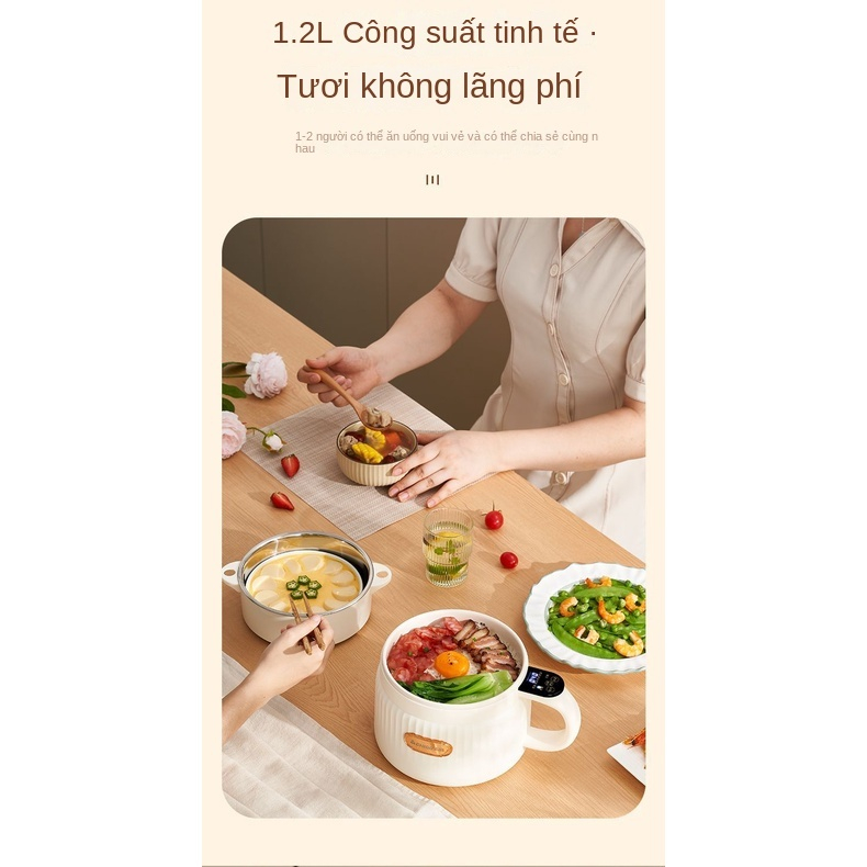 Nồi Cơm Điện Tích Hợp Nấu Lẩu Đa Năng Cho 1-2 Người