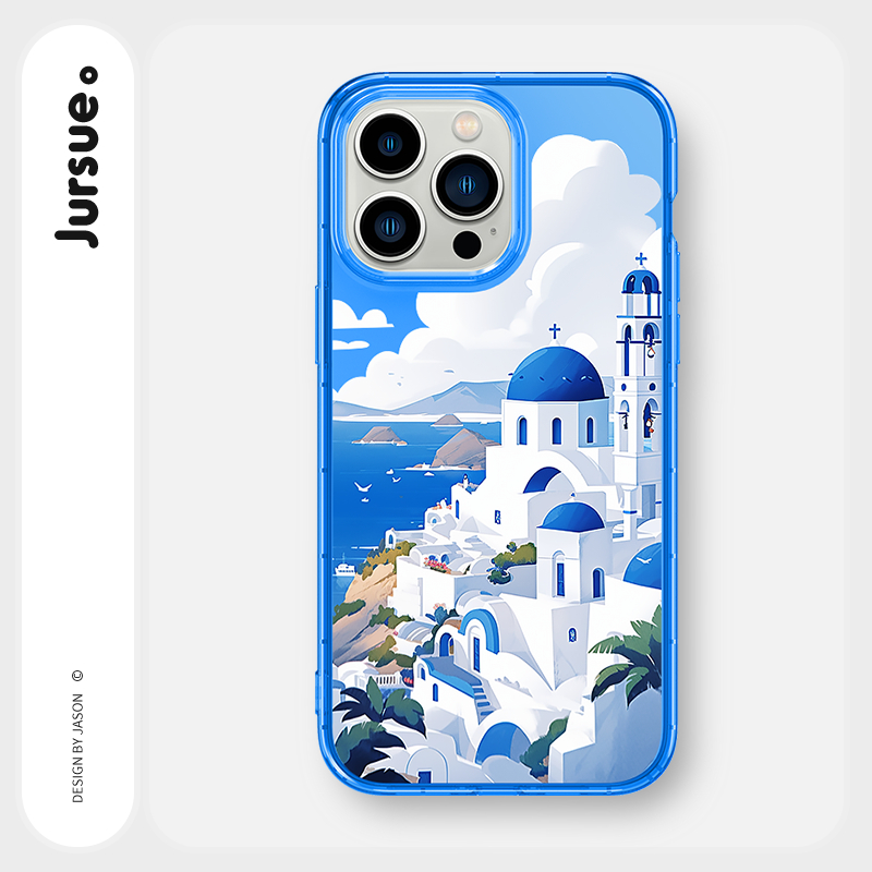 Ốp lưng JURSUE mềm chống sốc hình độc lạ đơn giản Cho IPHONE 15 14 13 12 11 PRO MAX SE 2020 X XR XS ip 8 7 PLUS Y4167