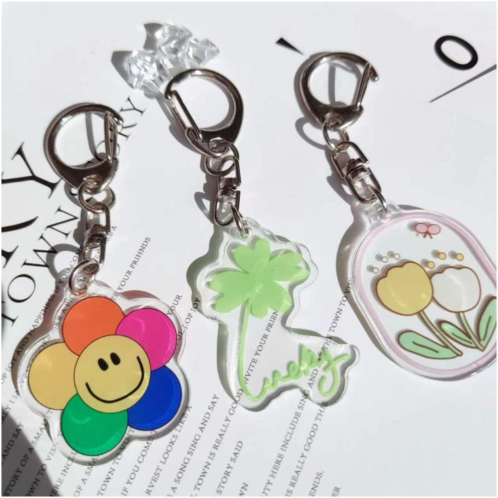 Móc Khóa Hoạt Hình Bằng acrylic