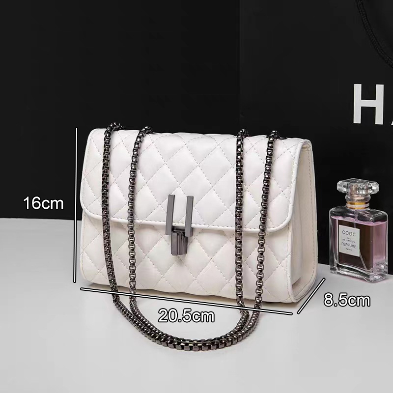 Túi Xách Đính Đá Phối Dây Xích Thời Trang Sang Trọng Cho Nữ