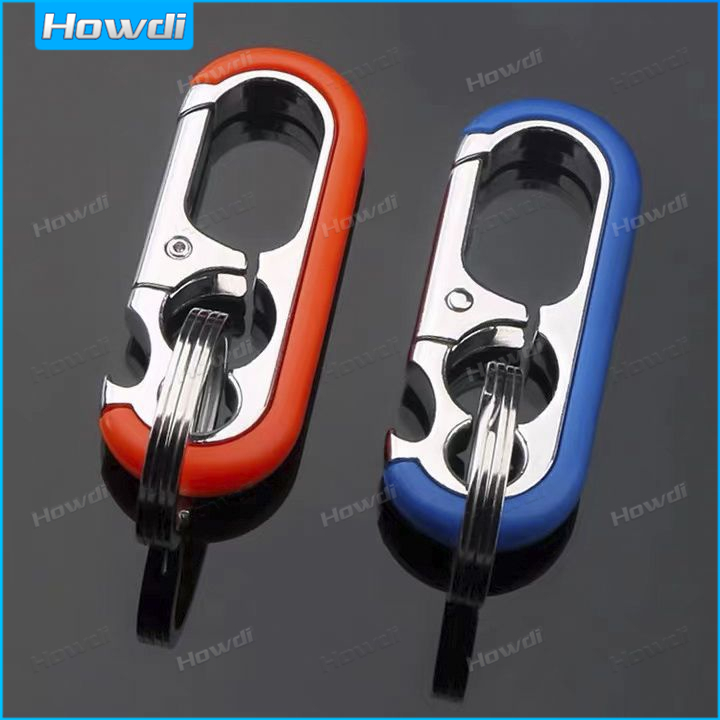 Móc Khóa Kim Loại Kiêm Đồ Khui Nắp Chai Đa Năng Sáng Tạo Cho Nam