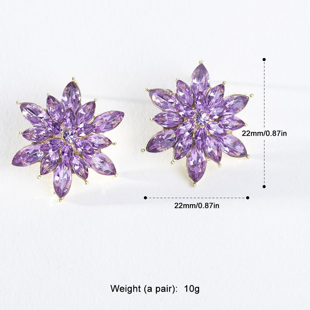 Pinkdudu Bông Tai Dạng Hạt đính đá Zircon Nhiều Lớp Thời Trang Bông Tai Hình Học 5 Màu Kim Bạc Sang Trọng Nhẹ Cho Nữ Trang Sức PD1543