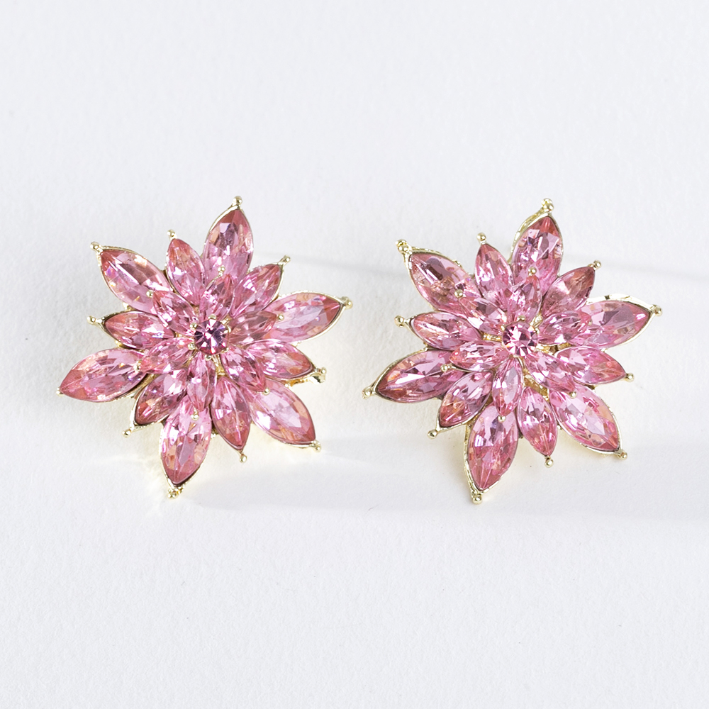 Pinkdudu Bông Tai Dạng Hạt đính đá Zircon Nhiều Lớp Thời Trang Bông Tai Hình Học 5 Màu Kim Bạc Sang Trọng Nhẹ Cho Nữ Trang Sức PD1543