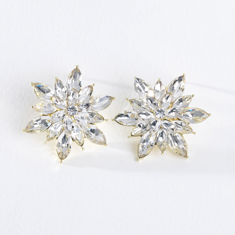 Pinkdudu Bông Tai Dạng Hạt đính đá Zircon Nhiều Lớp Thời Trang Bông Tai Hình Học 5 Màu Kim Bạc Sang Trọng Nhẹ Cho Nữ Trang Sức PD1543