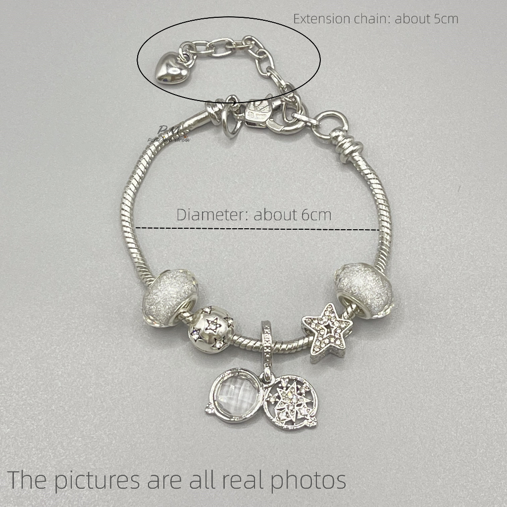 Vòng Tay Bạc Bằng Thép Không Gỉ Thiết Kế Đơn Giản Thời Trang Cho Nữ