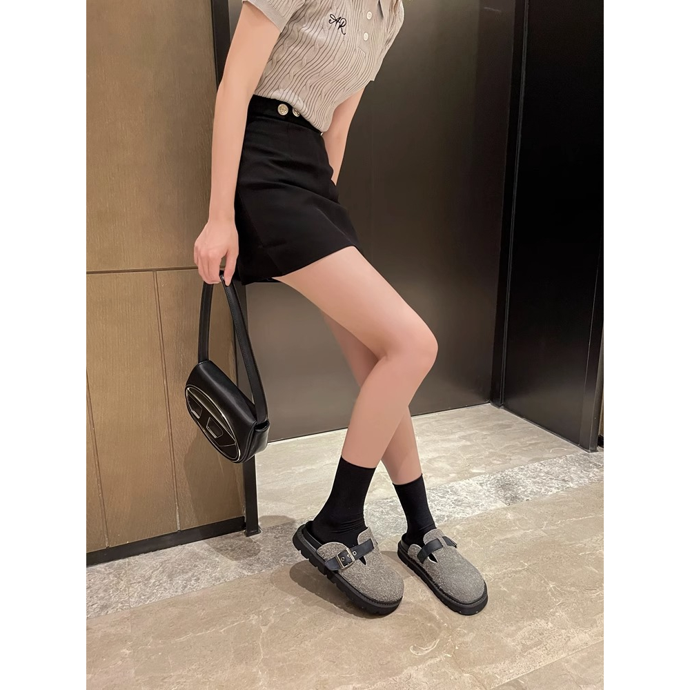 Dép Bít Mũi Đế Dày Cao Cấp Phong Cách Mới Mùa Thu 2023