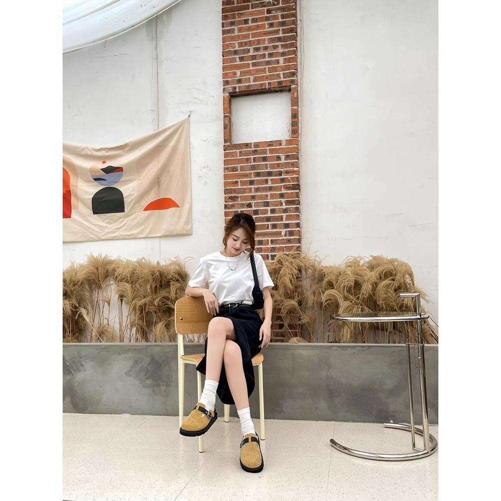 Dép Bít Mũi Đế Dày Cao Cấp Phong Cách Mới Mùa Thu 2023